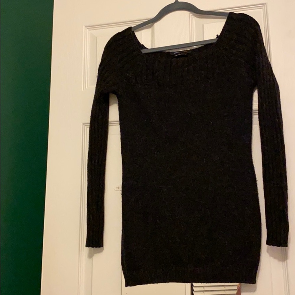 BCBGMAXAZRIA Alpaca off-shoulder sweater